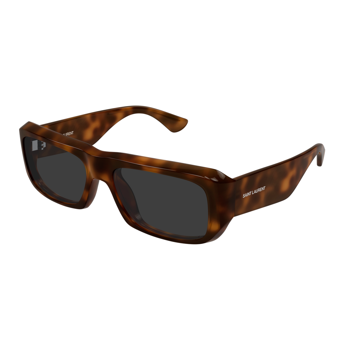 Saint Laurent SL Logo SL 869 Havane 003 vue trois-quarts - Les Lunettes de Pauline