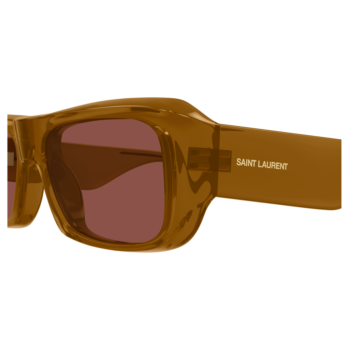 Saint Laurent SL Logo SL 869 Brun 004 vue de profil - Les Lunettes de Pauline