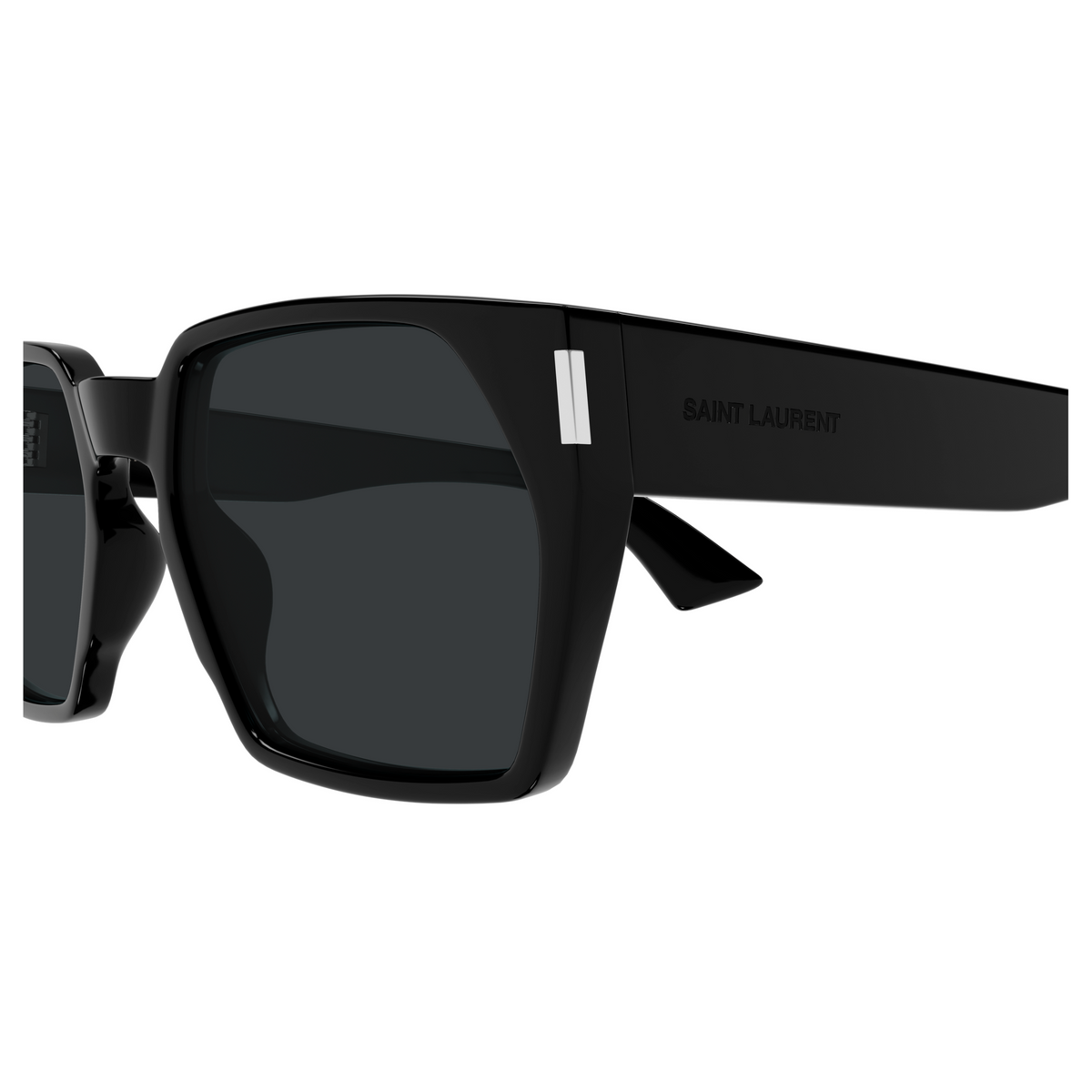 Saint Laurent Corner Angle SL 894 Noir 001 vue de profil - Les Lunettes de Pauline