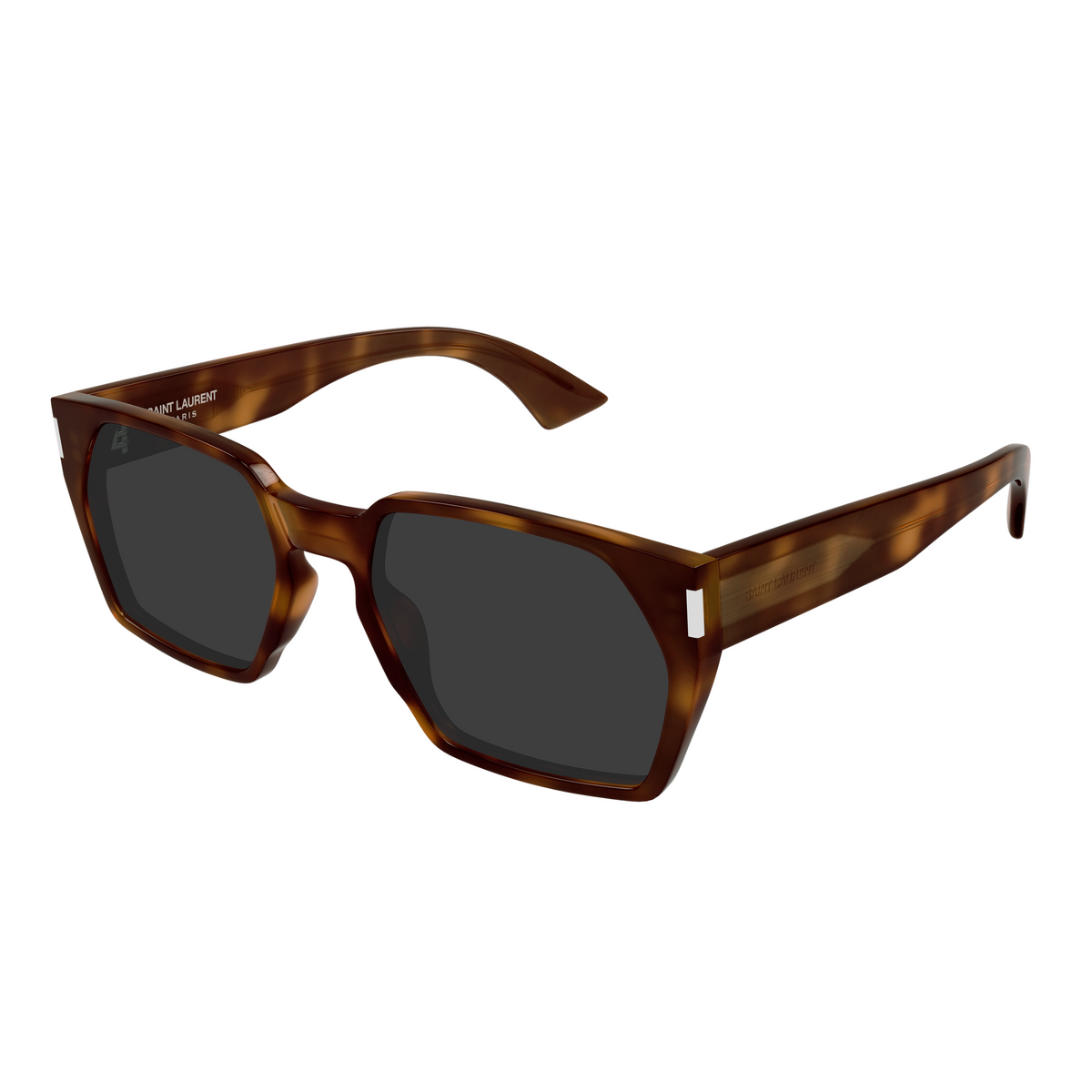 Saint Laurent Corner Angle SL 894 Havane 003 vue trois-quarts - Les Lunettes de Pauline
