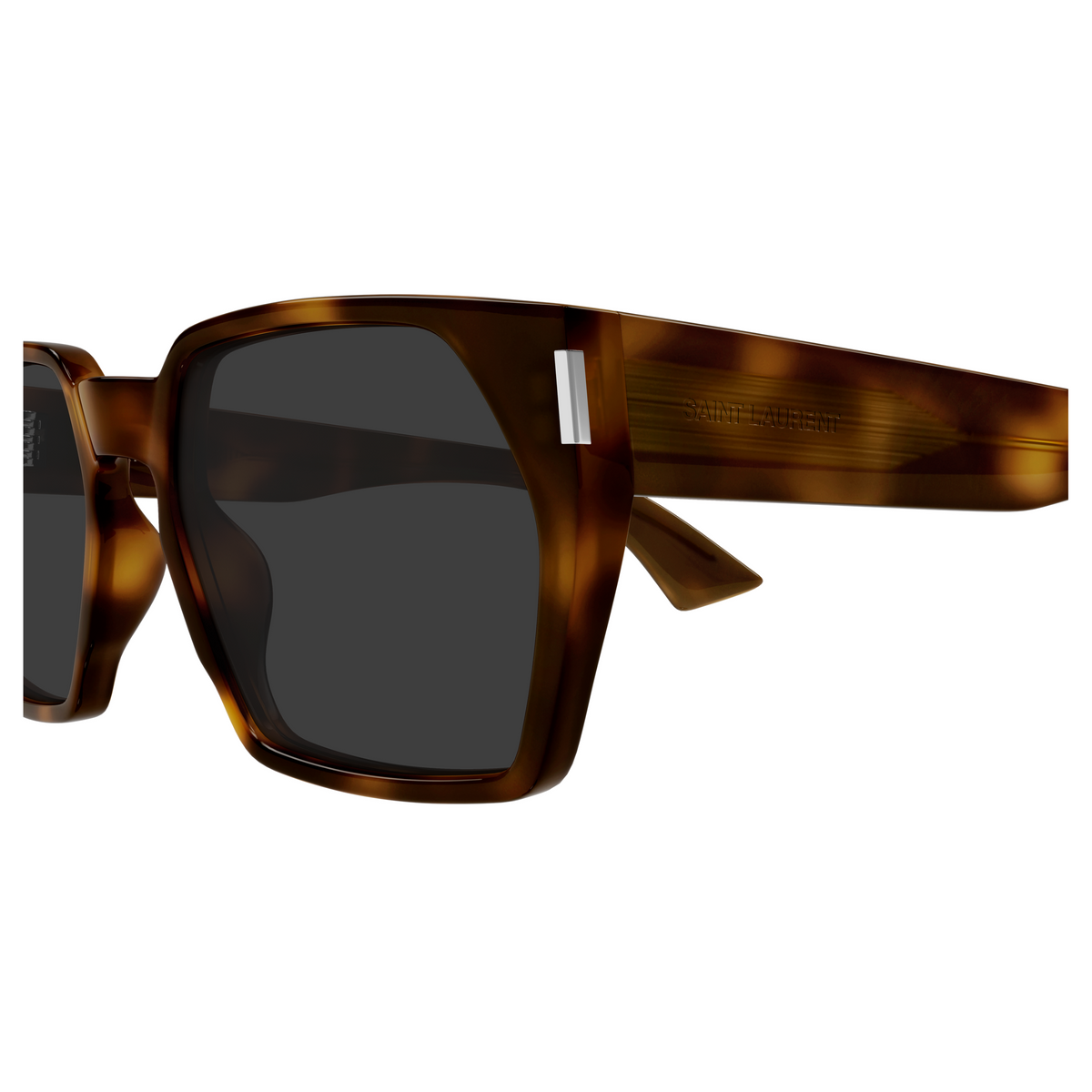 Saint Laurent Corner Angle SL 894 Havane 003 vue de profil - Les Lunettes de Pauline