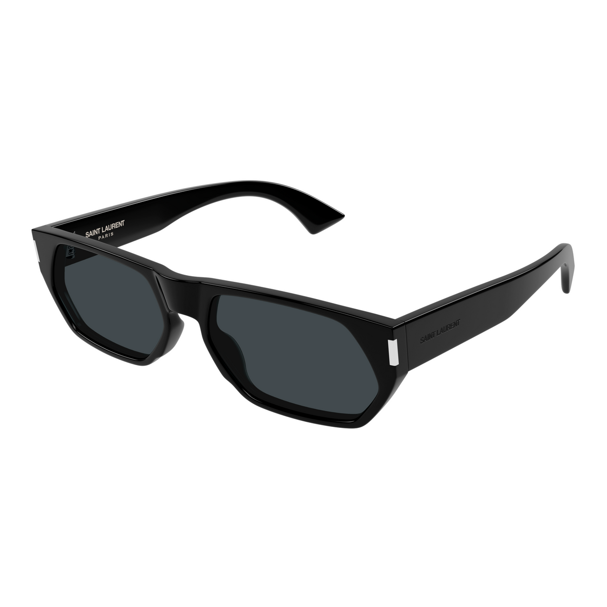 Saint Laurent Corner Angle SL 898 Noir 001 vue trois-quarts - Les Lunettes de Pauline