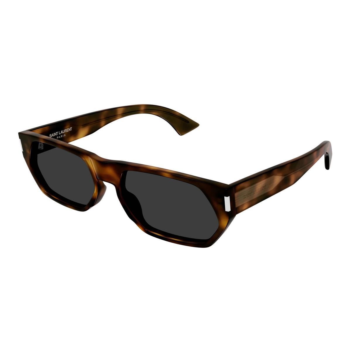 Saint Laurent Corner Angle SL 898 Havane 003 vue trois-quarts - Les Lunettes de Pauline