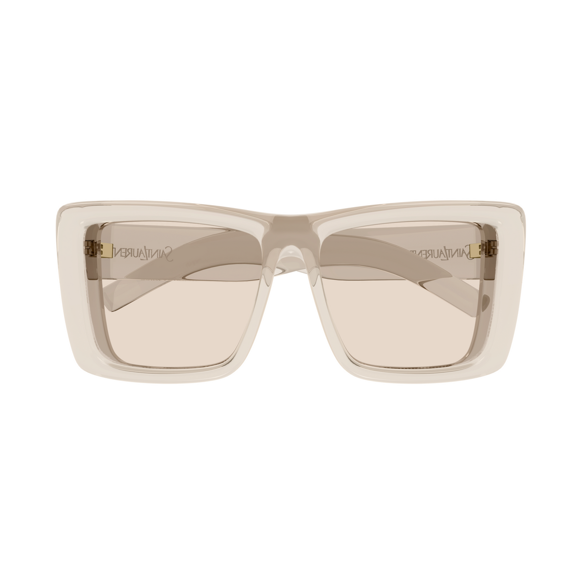 Saint Laurent SL Logo SL 900 Howl Beige 002 de face - Les Lunettes de Pauline