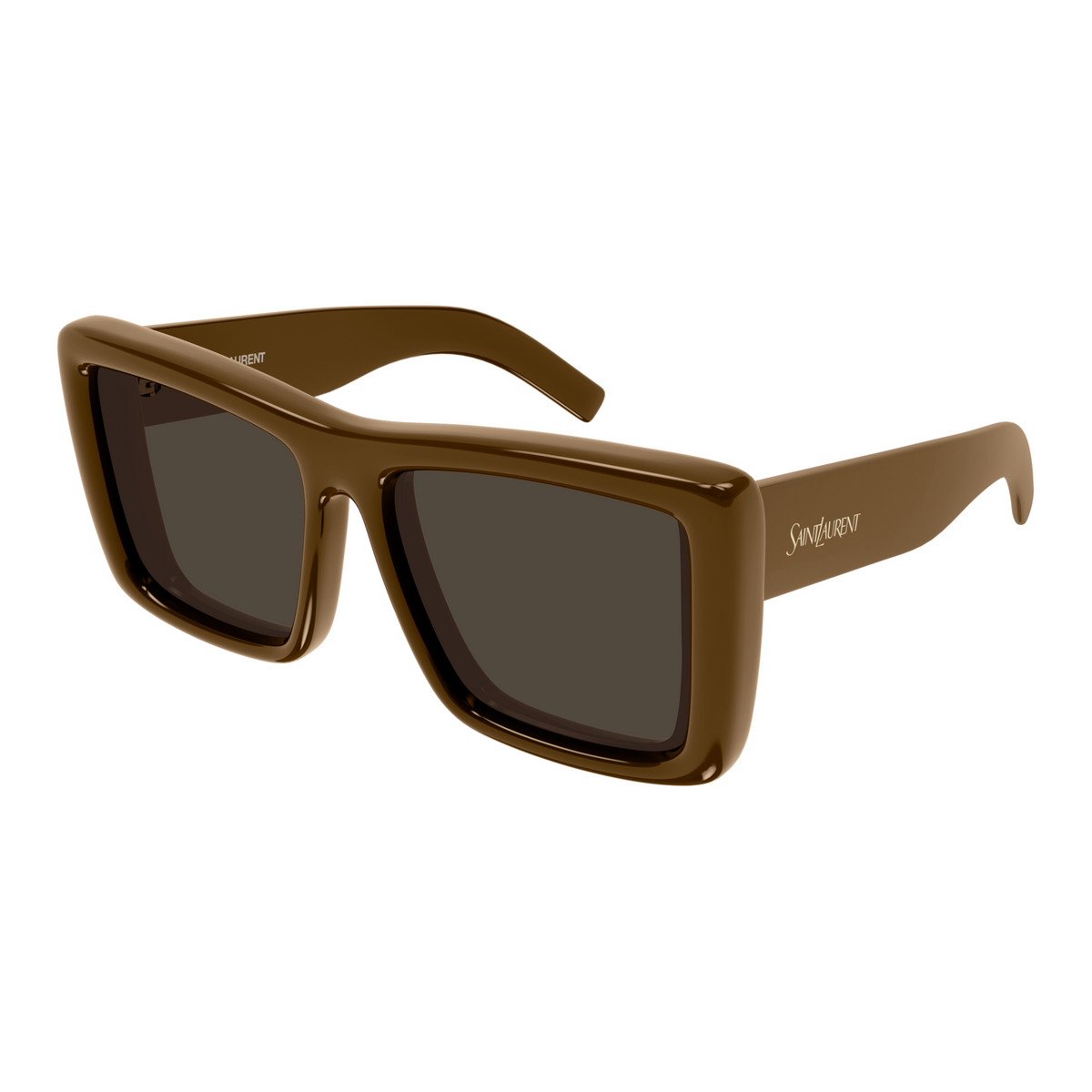 Saint Laurent SL Logo SL 900 Howl Brun 006 vue trois-quarts - Les Lunettes de Pauline