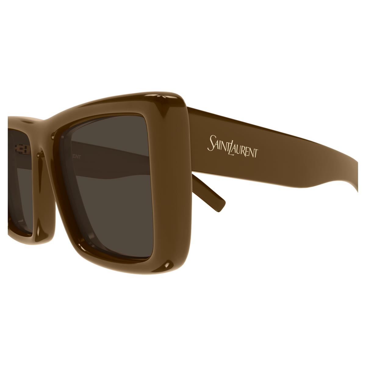 Saint Laurent SL Logo SL 900 Howl Brun 006 vue de profil - Les Lunettes de Pauline