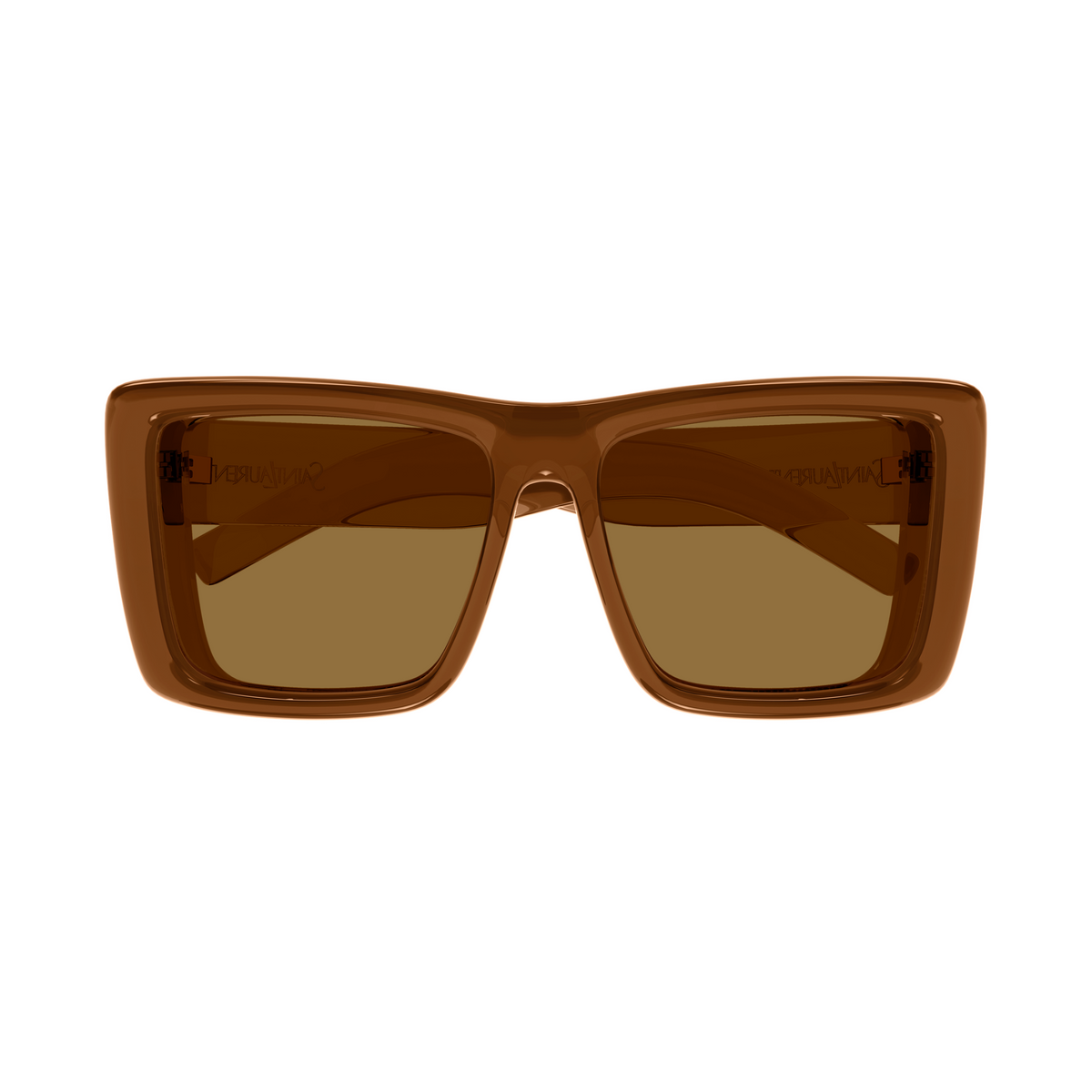 Saint Laurent SL Logo SL 900 Howl Brun 007 de face - Les Lunettes de Pauline