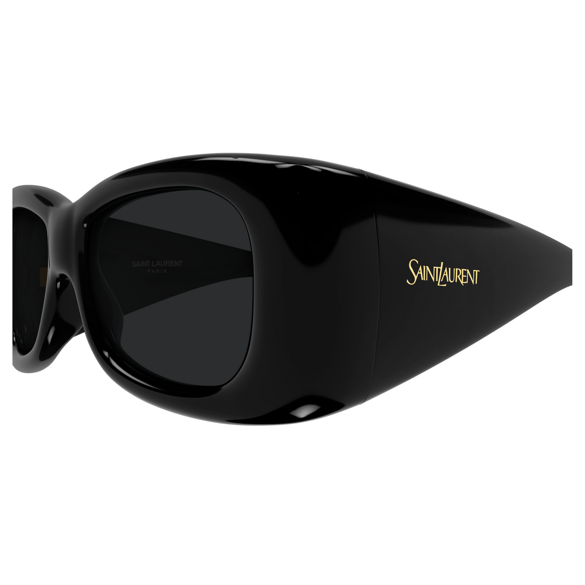 Saint Laurent SL Logo SL 901 Howl Noir 001 vue de profil - Les Lunettes de Pauline