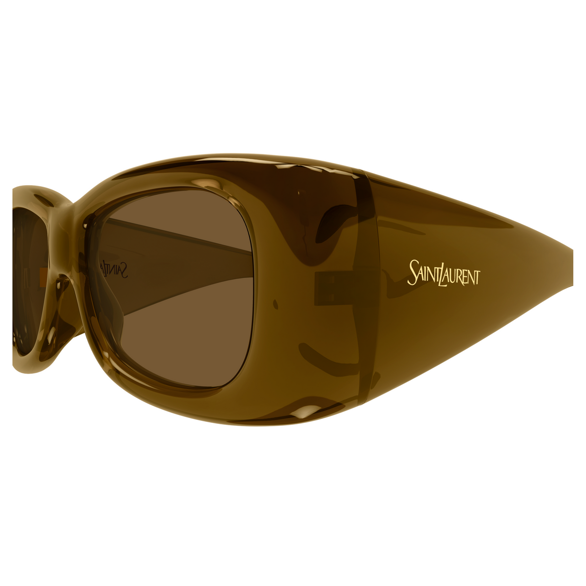 Saint Laurent SL Logo SL 901 Howl Brun 004 vue de profil - Les Lunettes de Pauline