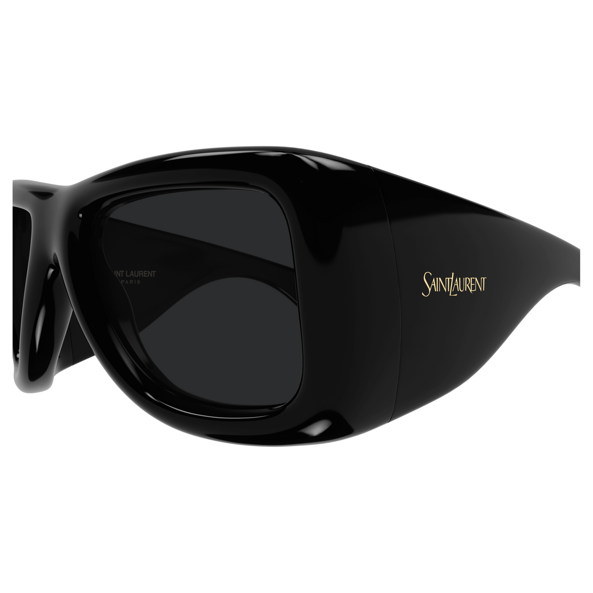 Saint Laurent SL Logo SL 902 Howl Noir 001 vue de profil - Les Lunettes de Pauline