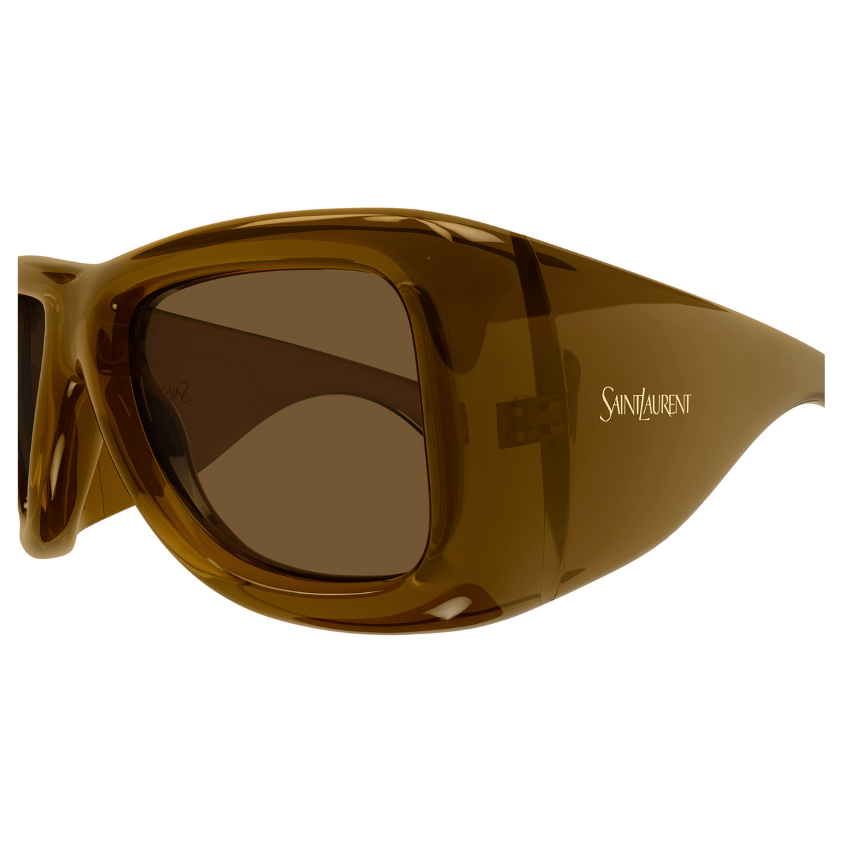 Saint Laurent SL Logo SL 902 Howl Brun 004 vue de profil - Les Lunettes de Pauline