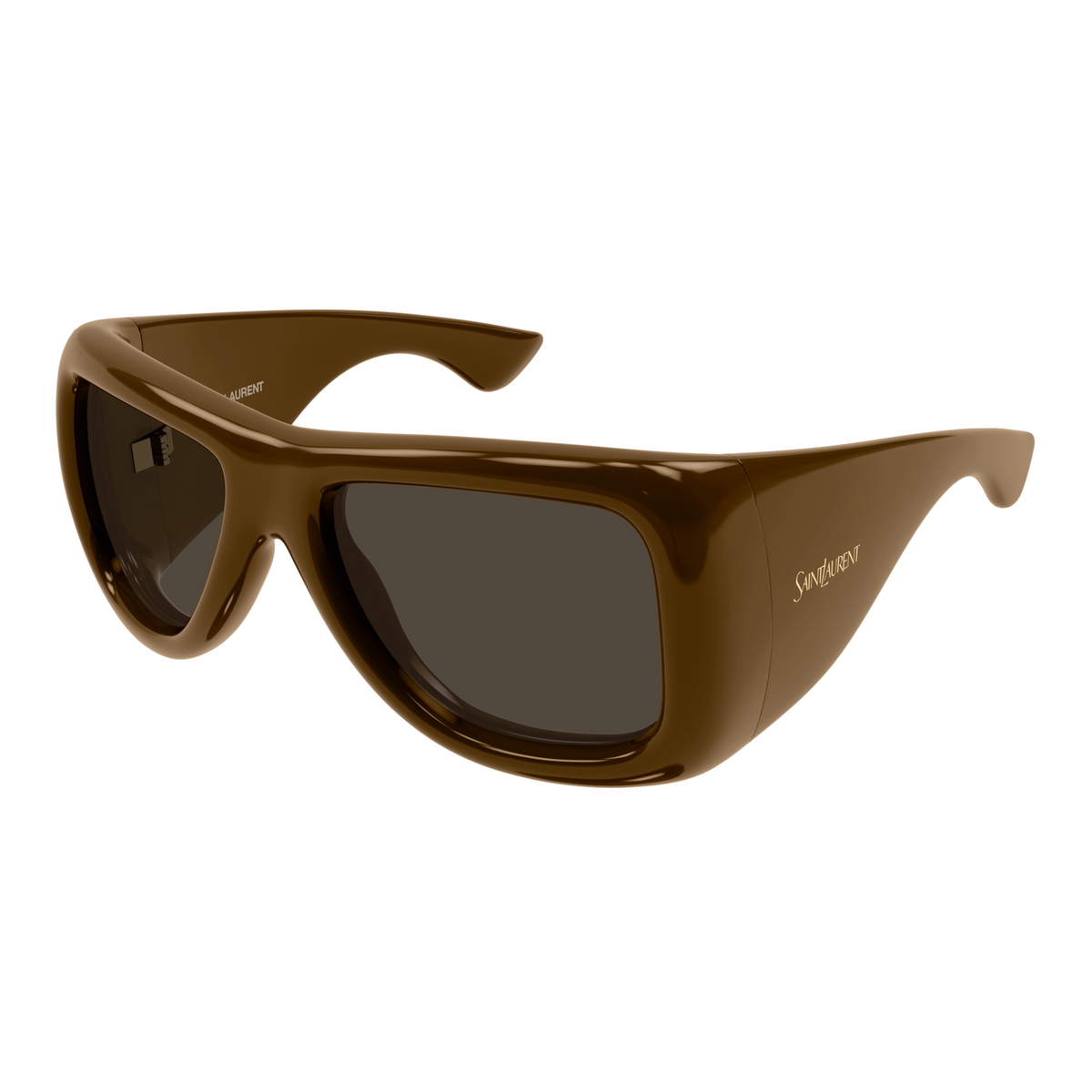 Saint Laurent SL Logo SL 902 Howl Brun 006 vue trois-quarts - Les Lunettes de Pauline