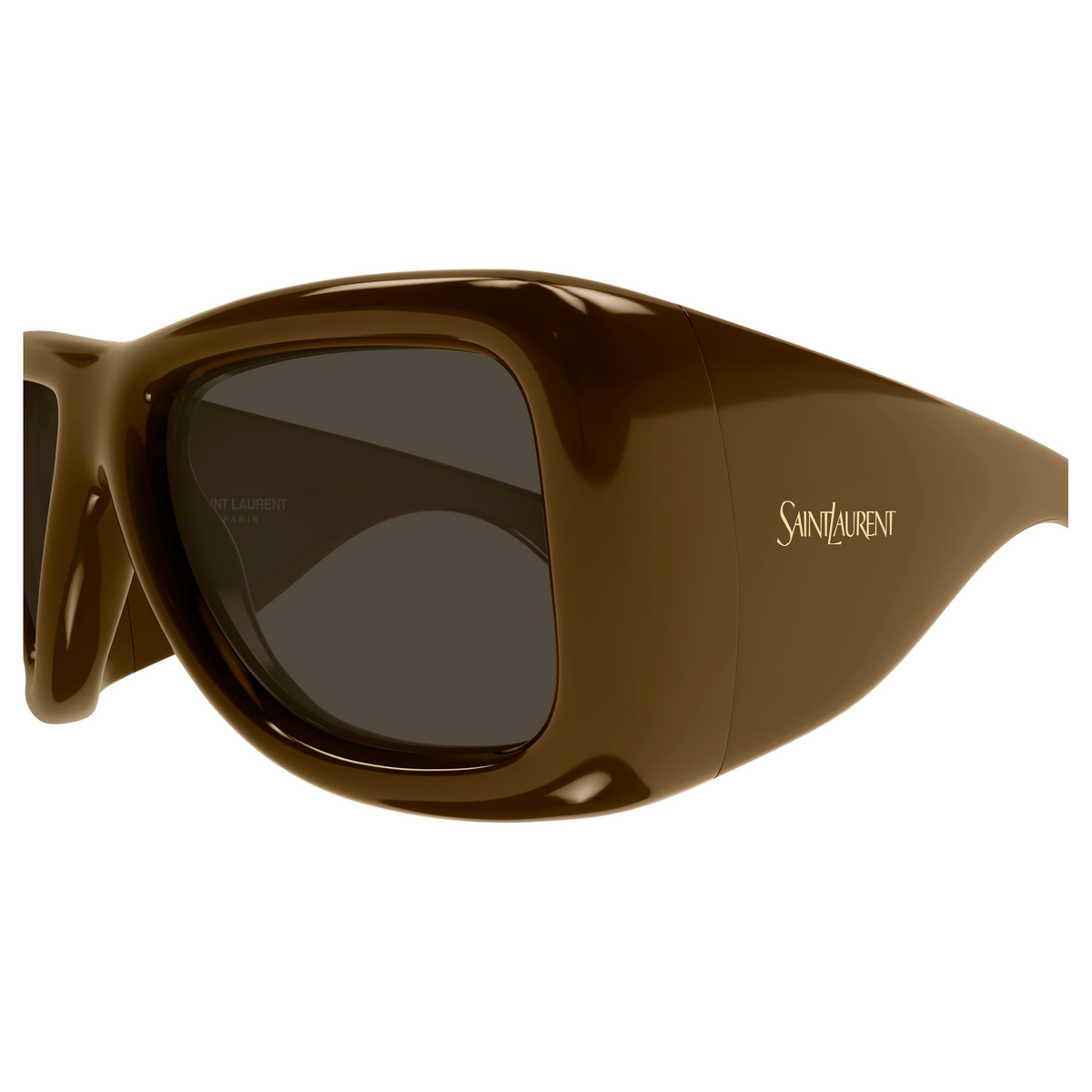 Saint Laurent SL Logo SL 902 Howl Brun 006 vue de profil - Les Lunettes de Pauline