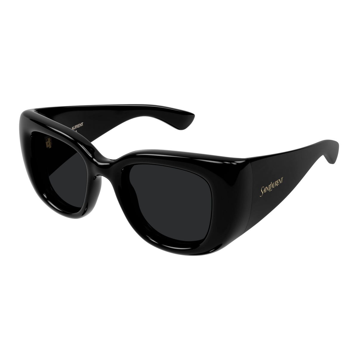 Saint Laurent SL Logo SL 903 Howl Noir 001 vue trois-quarts - Les Lunettes de Pauline