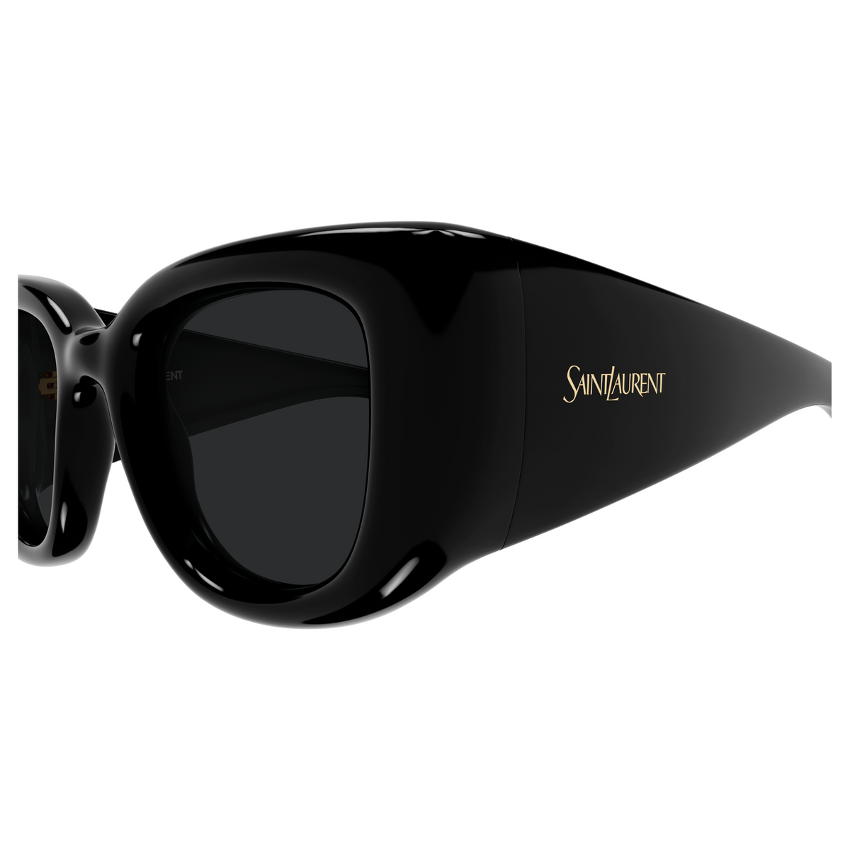 Saint Laurent SL Logo SL 903 Howl Noir 001 vue de profil - Les Lunettes de Pauline