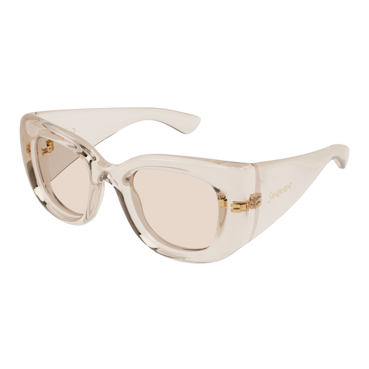Saint Laurent SL Logo SL 903 Howl Beige 002 vue trois-quarts - Les Lunettes de Pauline