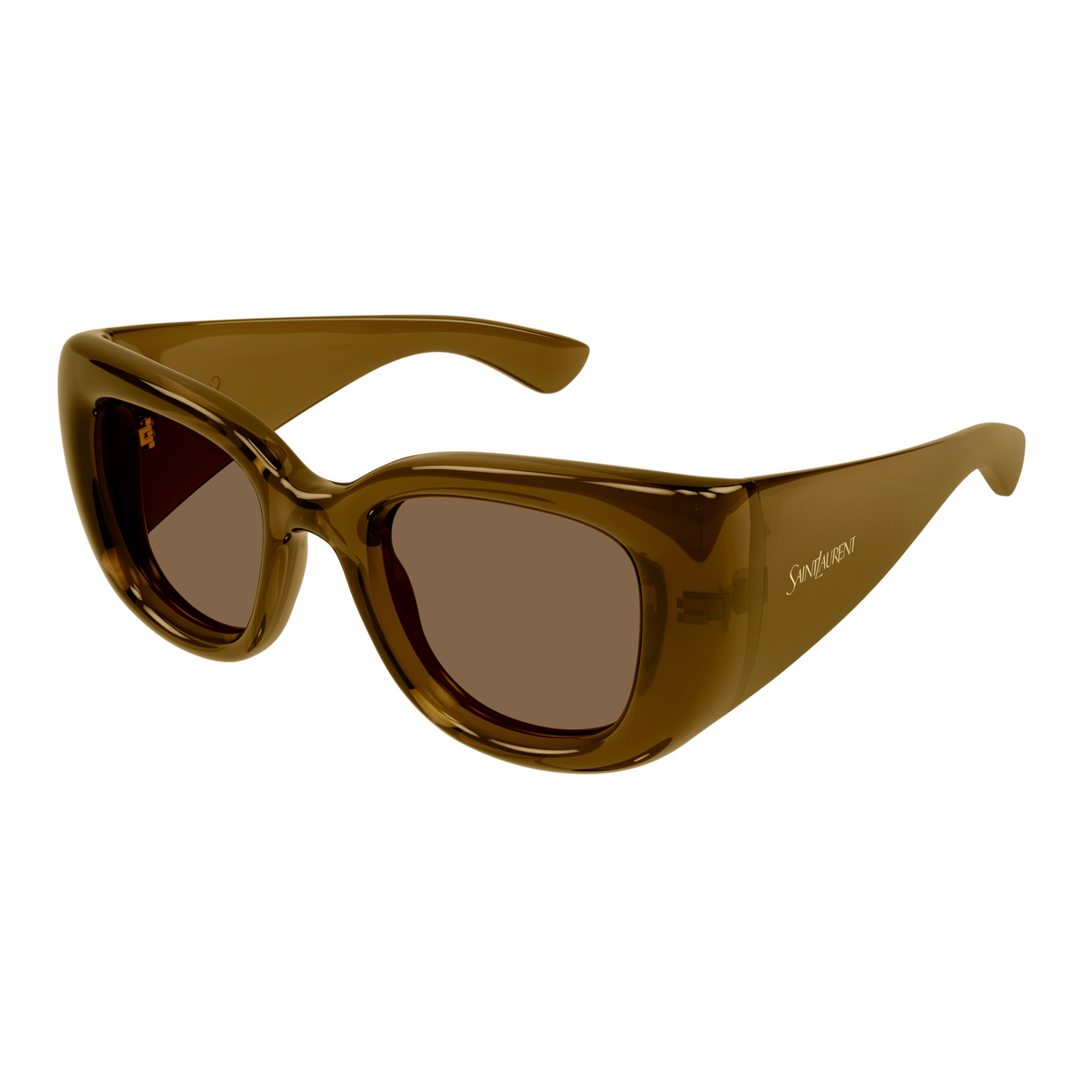Saint Laurent SL Logo SL 903 Howl Brun 004 vue trois-quarts - Les Lunettes de Pauline
