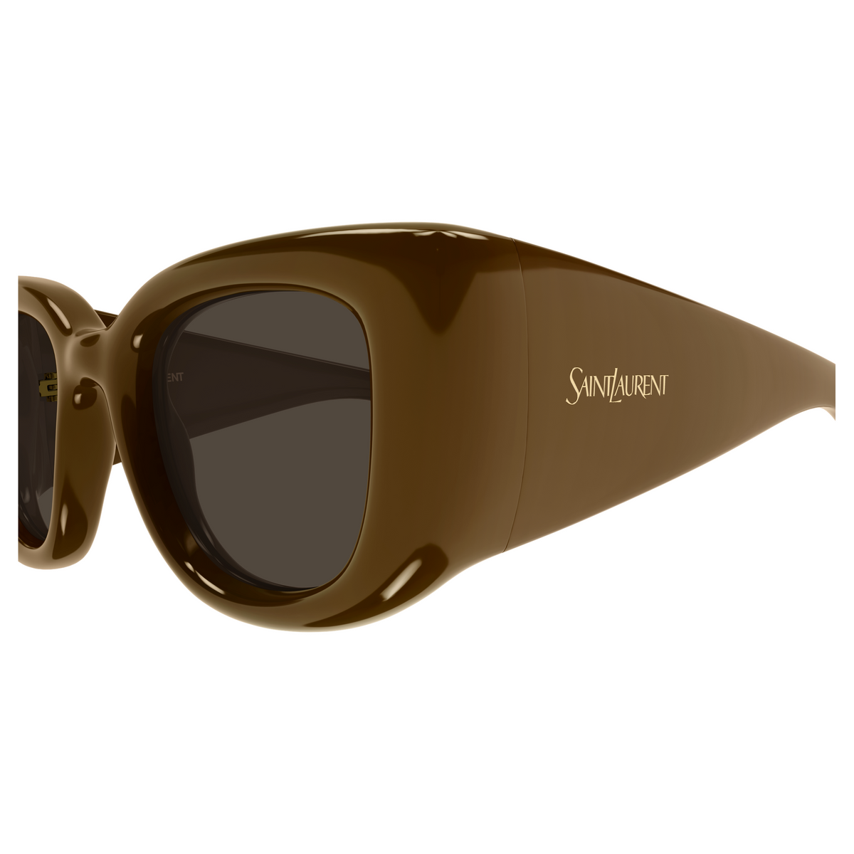 Saint Laurent SL Logo SL 903 Howl Brun 006 vue de profil - Les Lunettes de Pauline