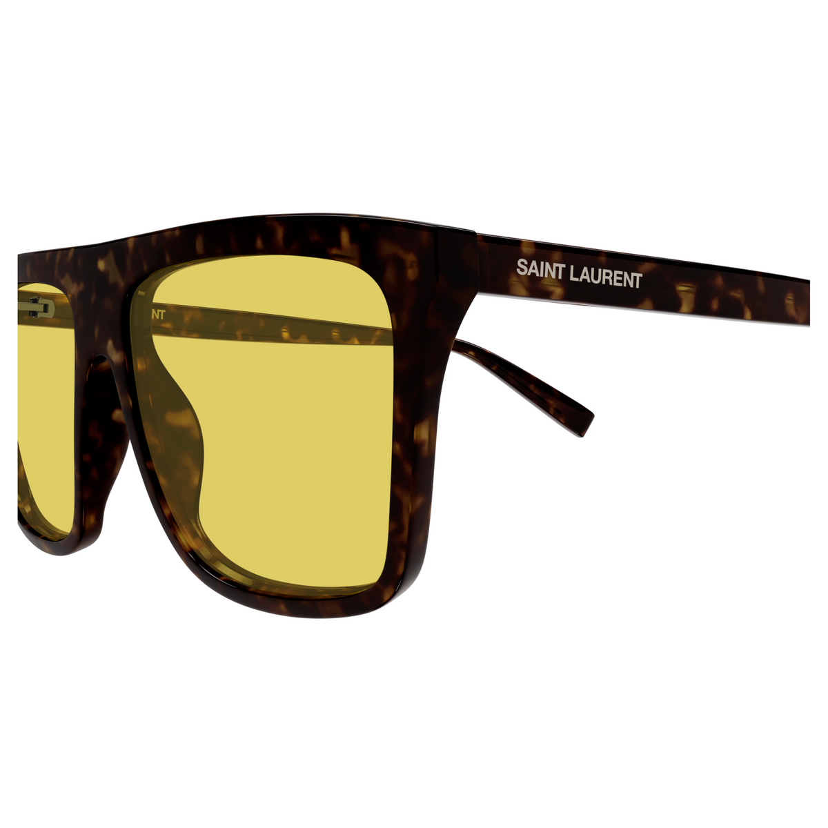 Saint Laurent SL Logo SL 904 Havane 003 vue de profil - Les Lunettes de Pauline