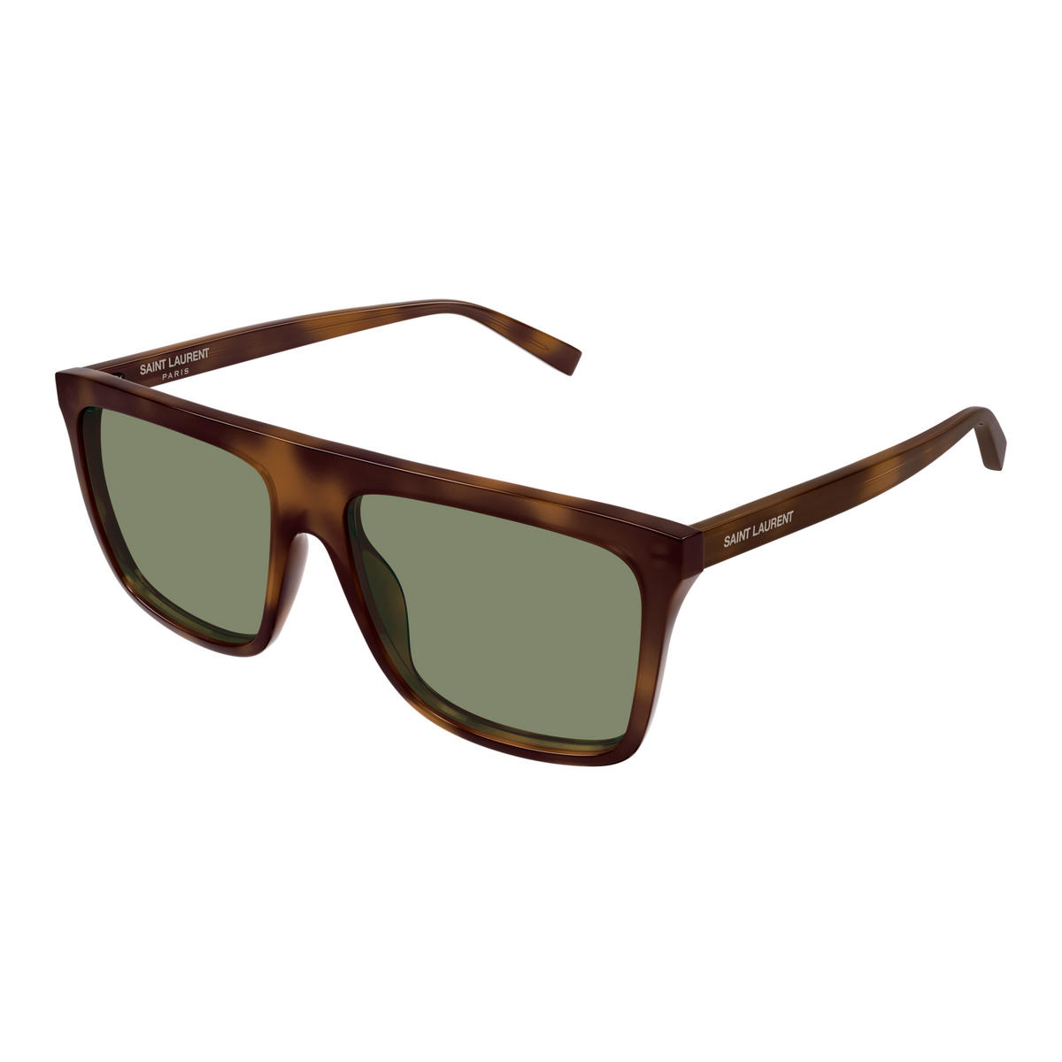 Saint Laurent SL Logo SL 904 Havane 004 vue trois-quarts - Les Lunettes de Pauline
