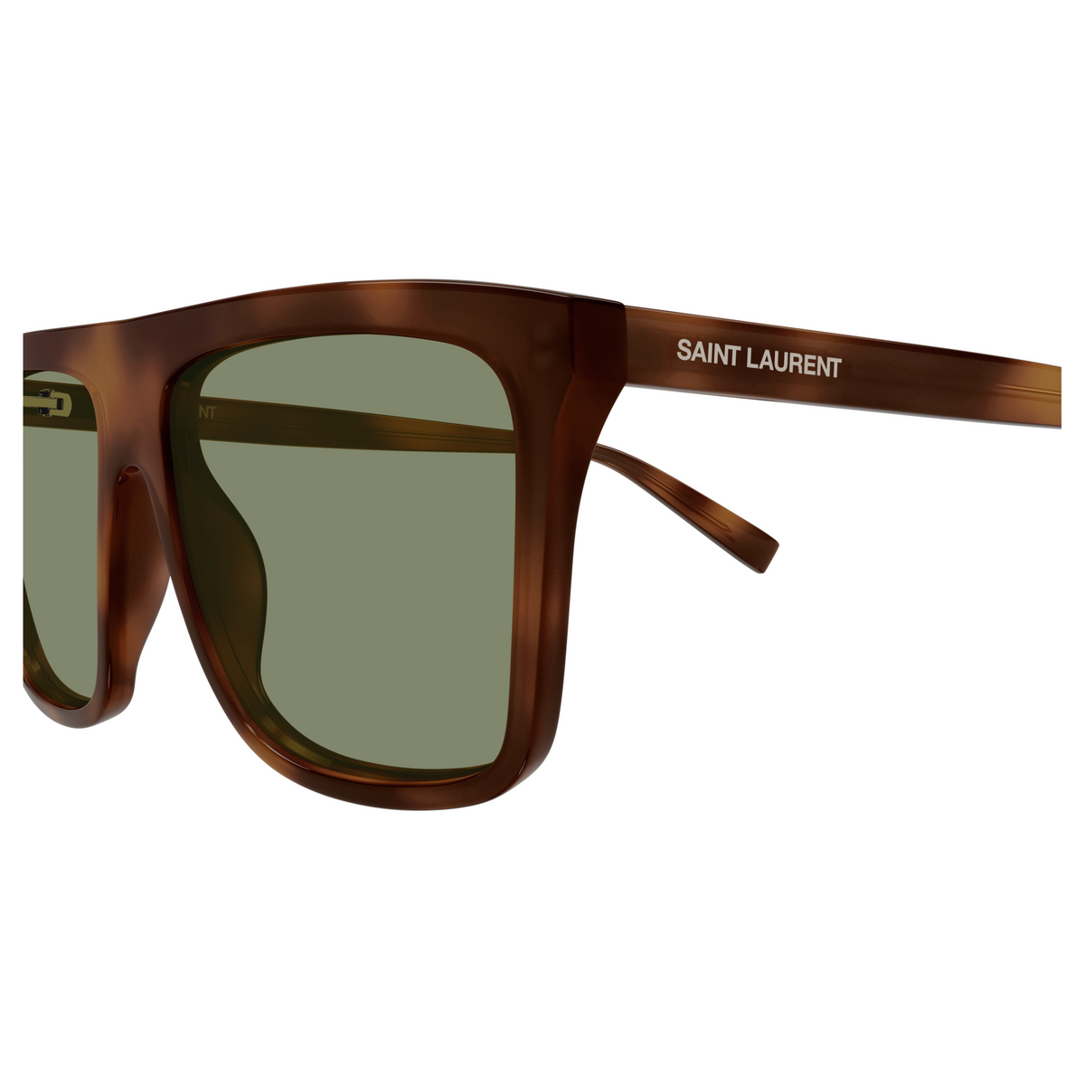 Saint Laurent SL Logo SL 904 Havane 004 vue de profil - Les Lunettes de Pauline
