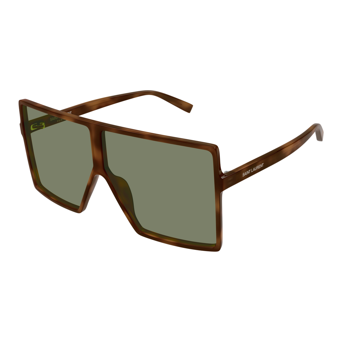 Saint Laurent SL 909 Betty S Havane 003 vue trois-quarts - Les Lunettes de Pauline