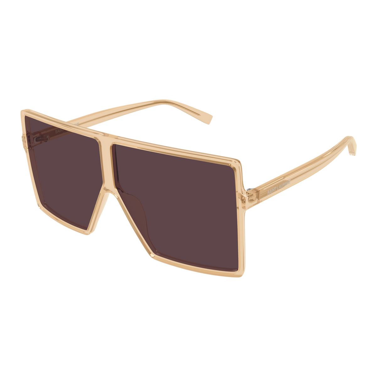Saint Laurent SL 909 Betty S Jaune 004 vue trois-quarts - Les Lunettes de Pauline