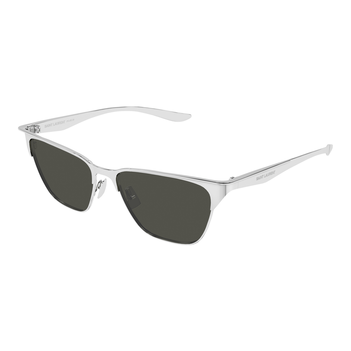 Saint Laurent SL Logo SL 920 Argent 001 vue trois-quarts - Les Lunettes de Pauline