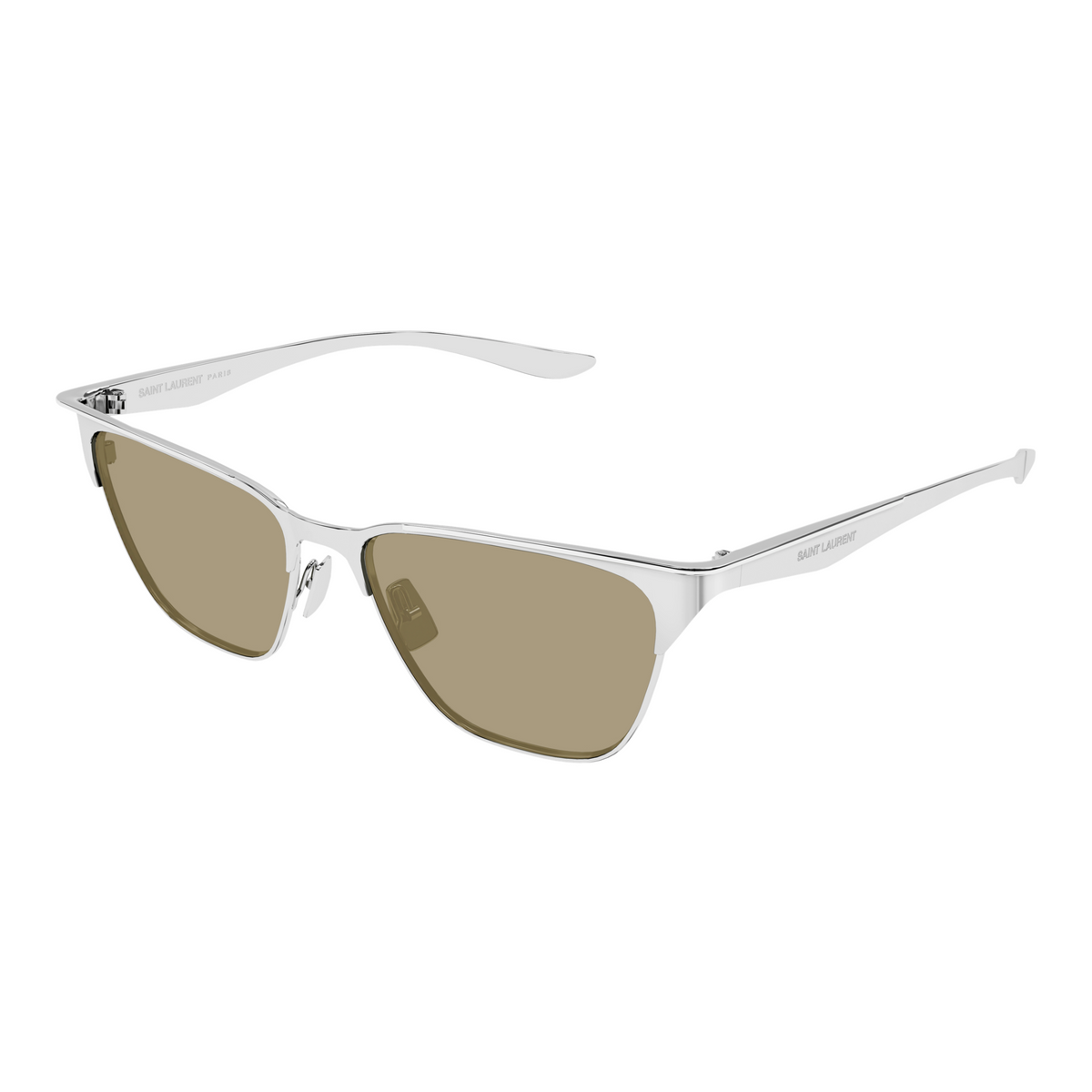 Saint Laurent SL Logo SL 920 Argent 002 vue trois-quarts - Les Lunettes de Pauline