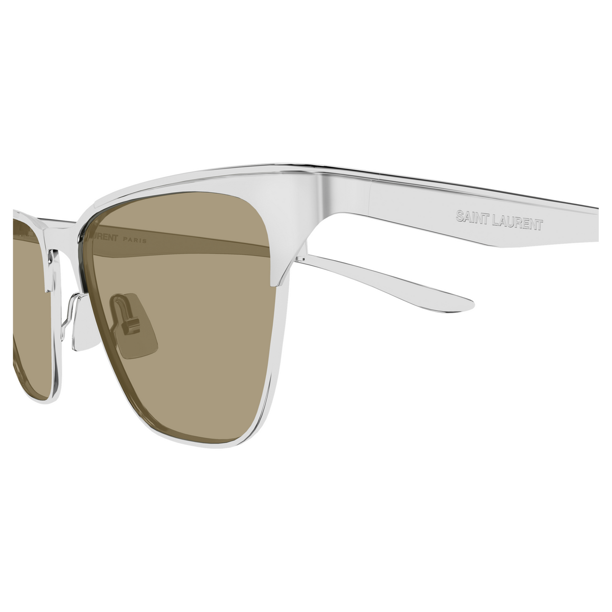 Saint Laurent SL Logo SL 920 Argent 002 vue de profil - Les Lunettes de Pauline