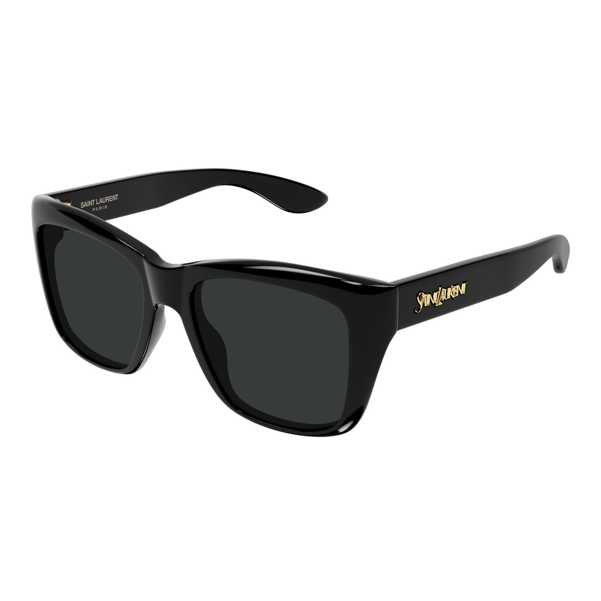Saint Laurent SL Logo SL 923 Noir 001 vue trois-quarts - Les Lunettes de Pauline