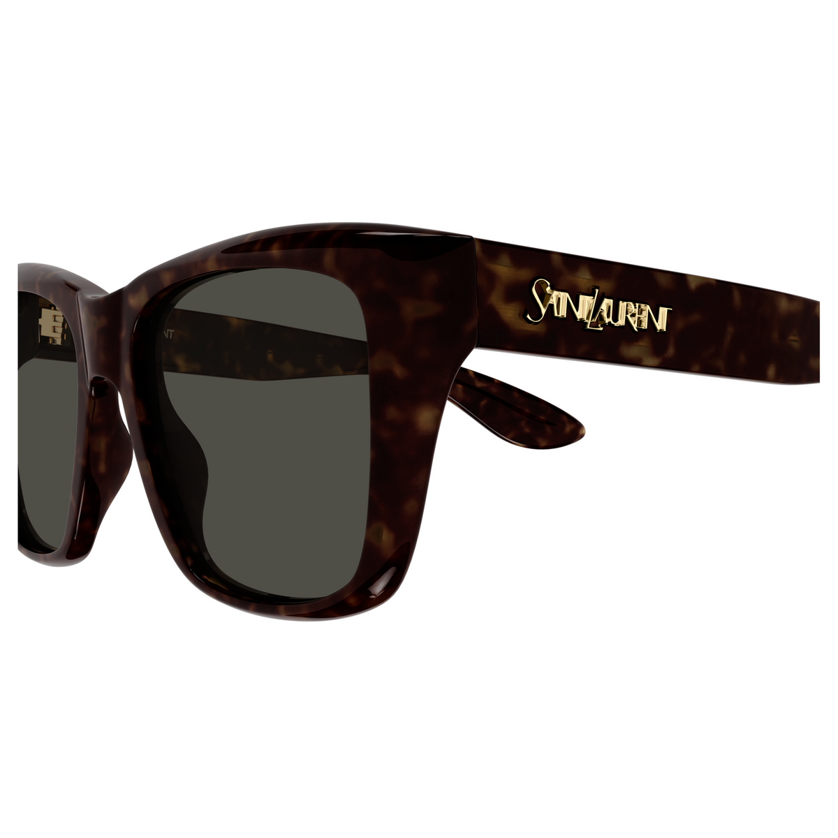 Saint Laurent SL Logo SL 923 Havane 002 vue de profil - Les Lunettes de Pauline