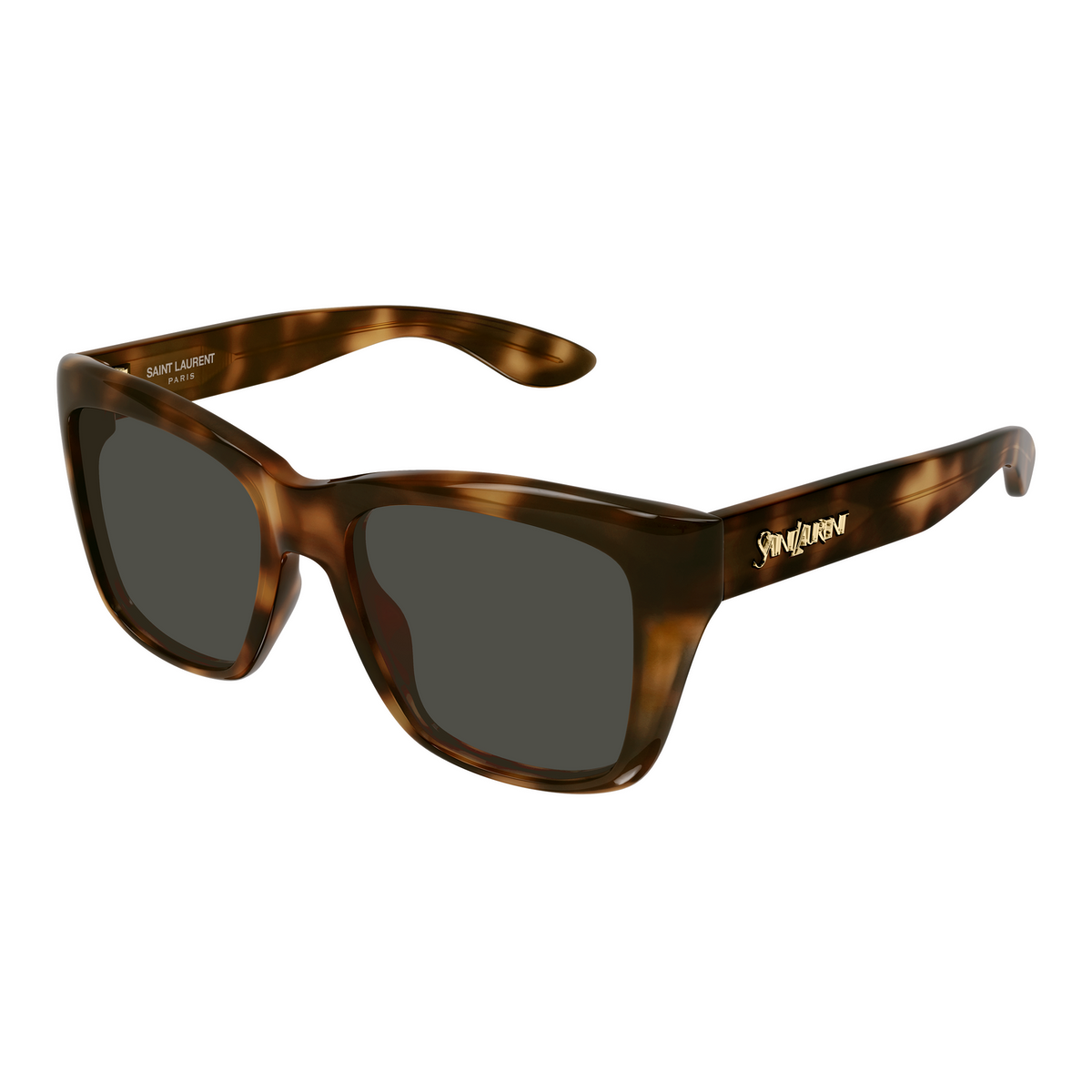 Saint Laurent SL Logo SL 923 Havane 003 vue trois-quarts - Les Lunettes de Pauline