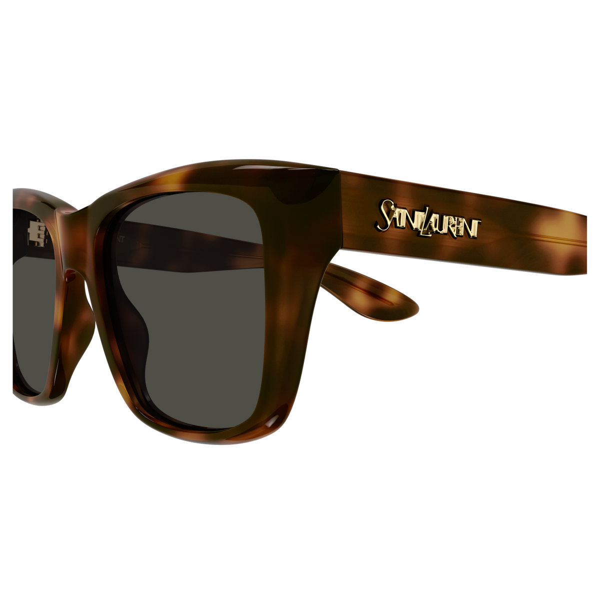 Saint Laurent SL Logo SL 923 Havane 003 vue de profil - Les Lunettes de Pauline