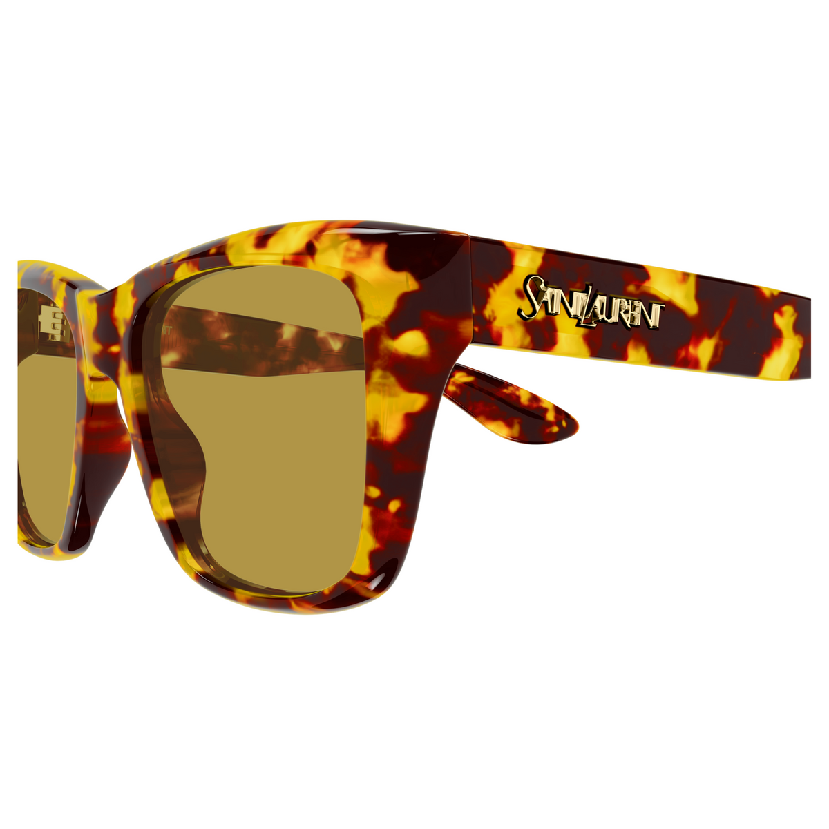 Saint Laurent SL Logo SL 923 Havane 004 vue de profil - Les Lunettes de Pauline