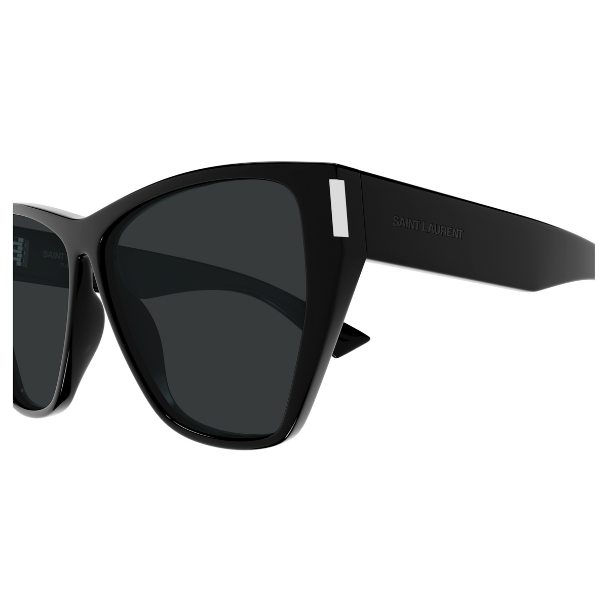 Saint Laurent Corner Angle SL 927 Noir 001 vue de profil - Les Lunettes de Pauline