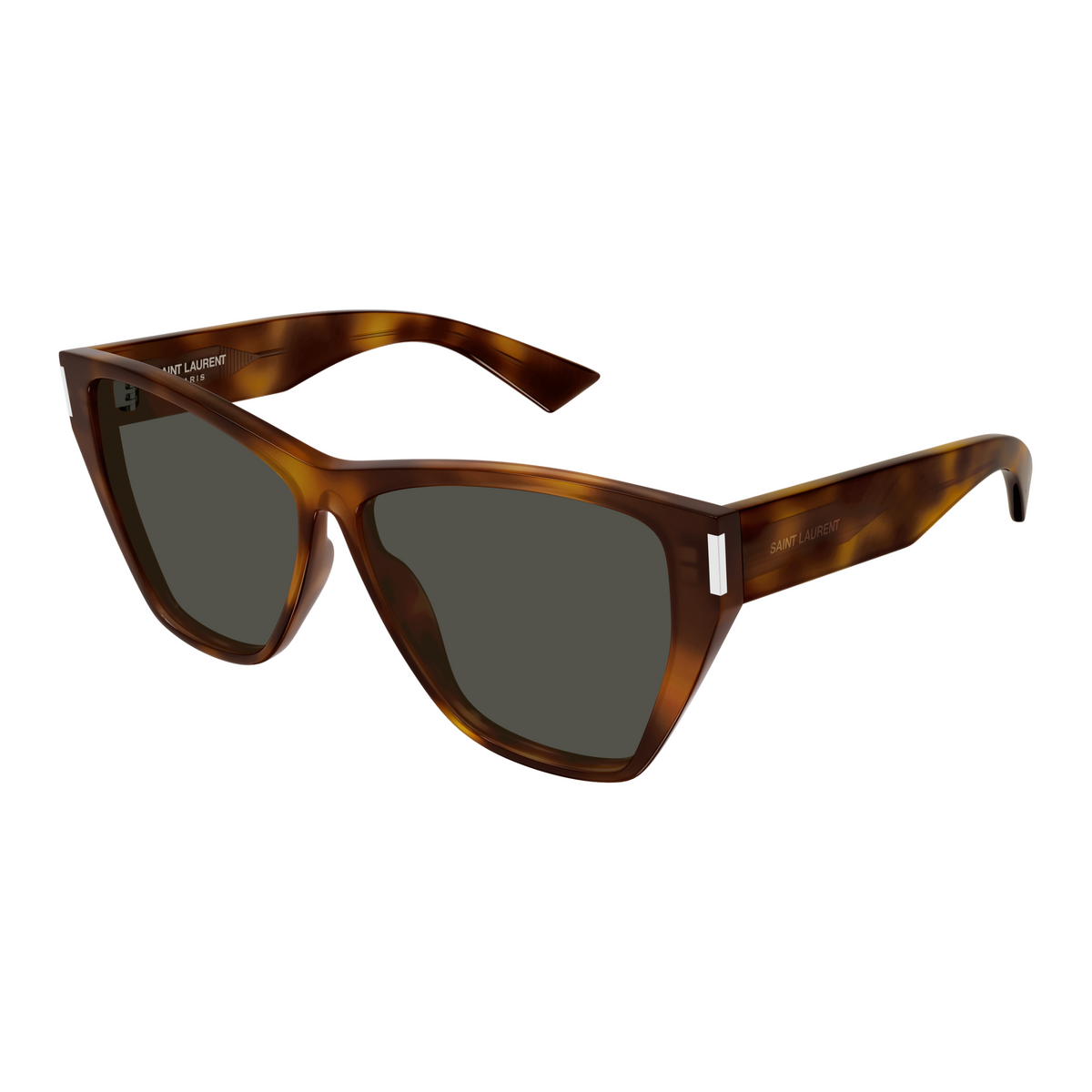 Saint Laurent Corner Angle SL 927 Havane 002 vue trois-quarts - Les Lunettes de Pauline