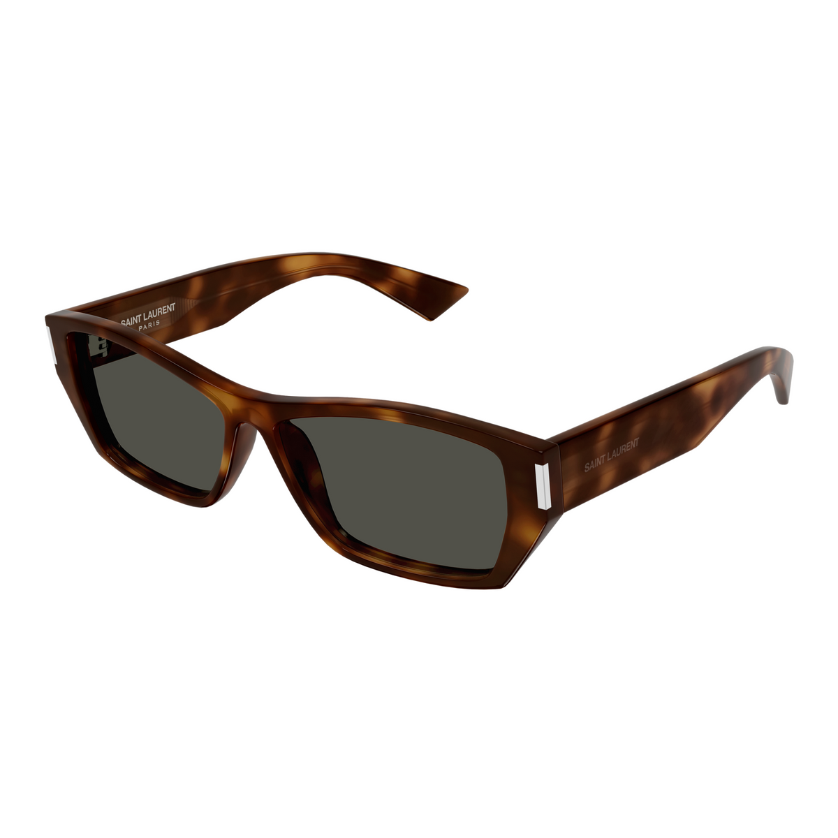 Saint Laurent Corner Angle SL 928 Havane 002 vue trois-quarts - Les Lunettes de Pauline