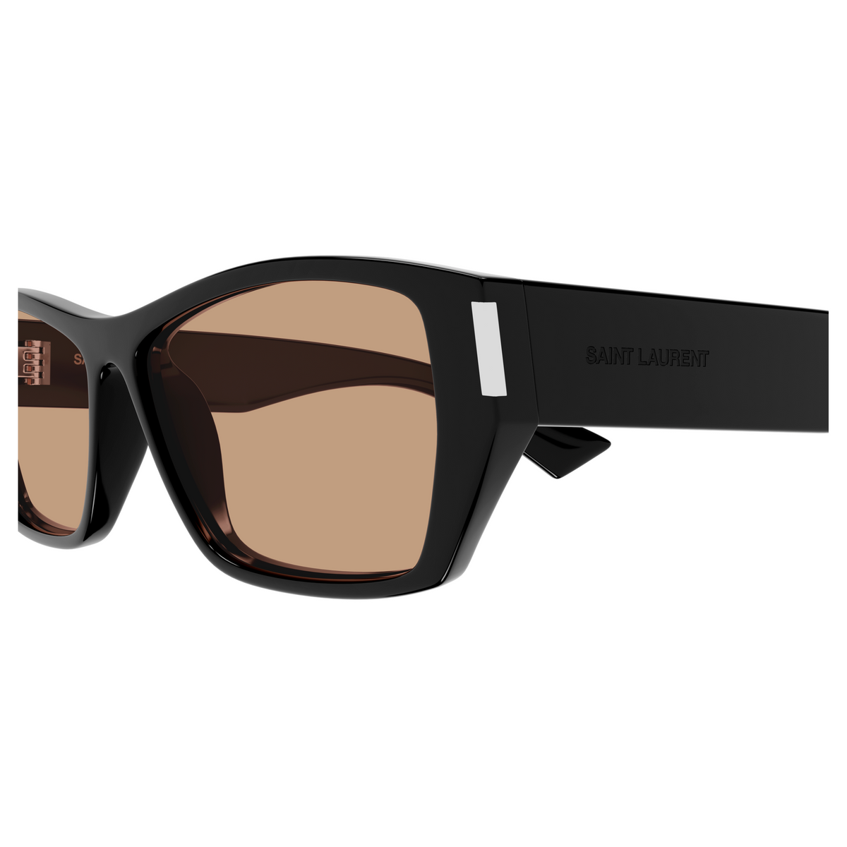 Saint Laurent Corner Angle SL 928 Noir 005 vue de profil - Les Lunettes de Pauline