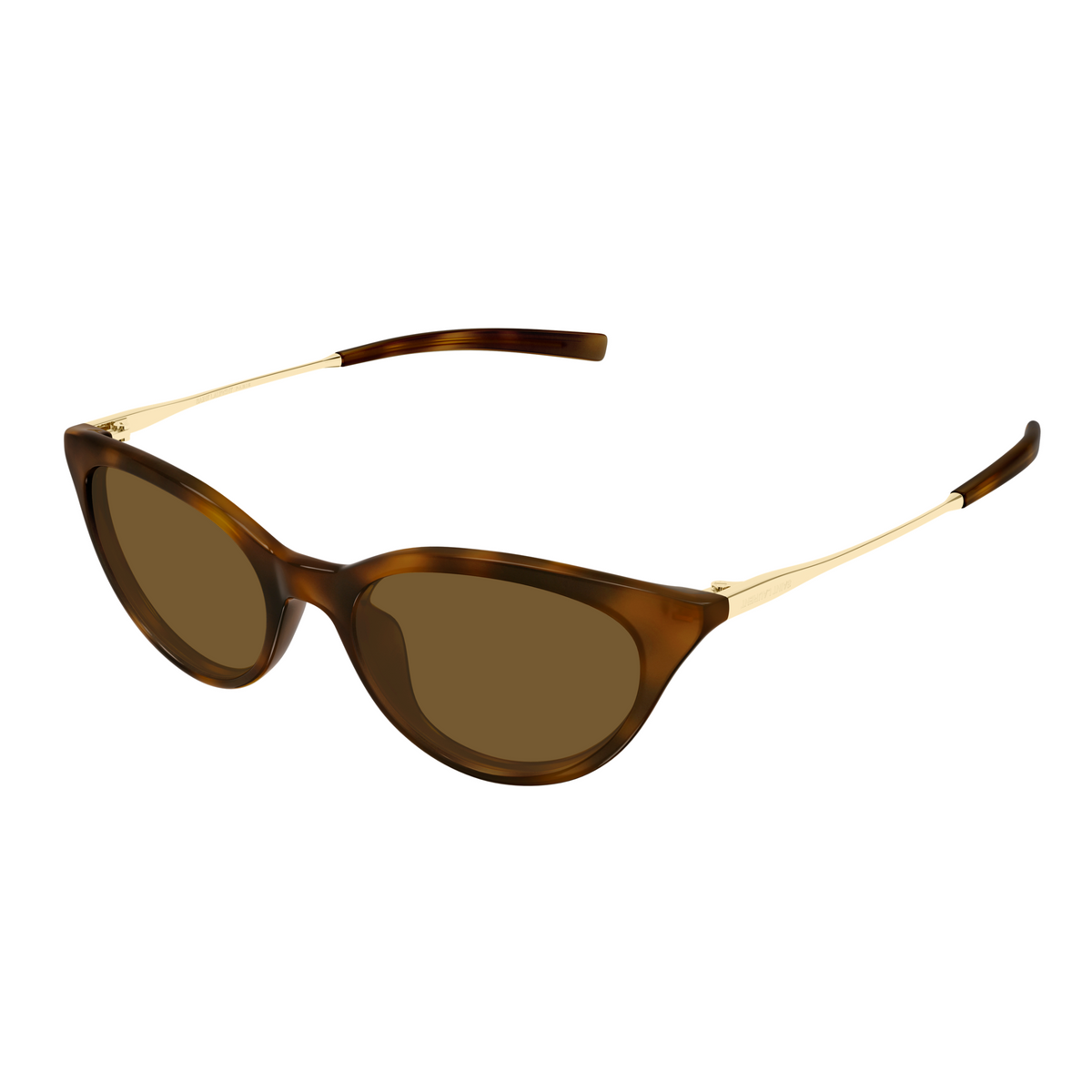 Saint Laurent SL Logo SL 932 Havane 003 vue trois-quarts - Les Lunettes de Pauline