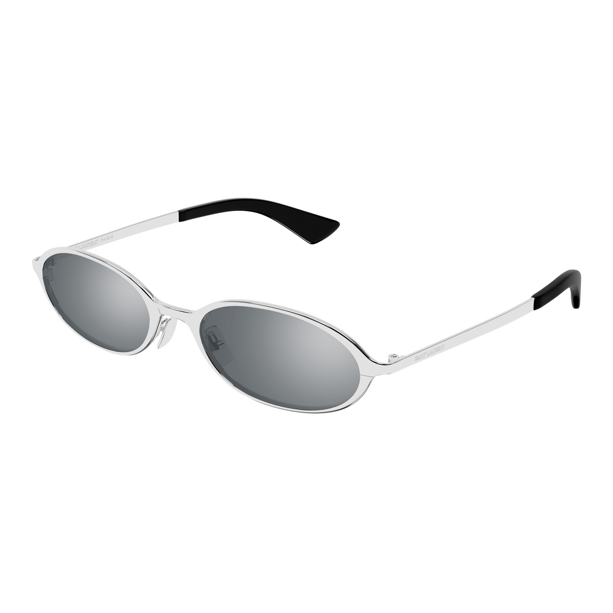 Saint Laurent SL Logo SL 935 Argent 002 vue trois-quarts - Les Lunettes de Pauline