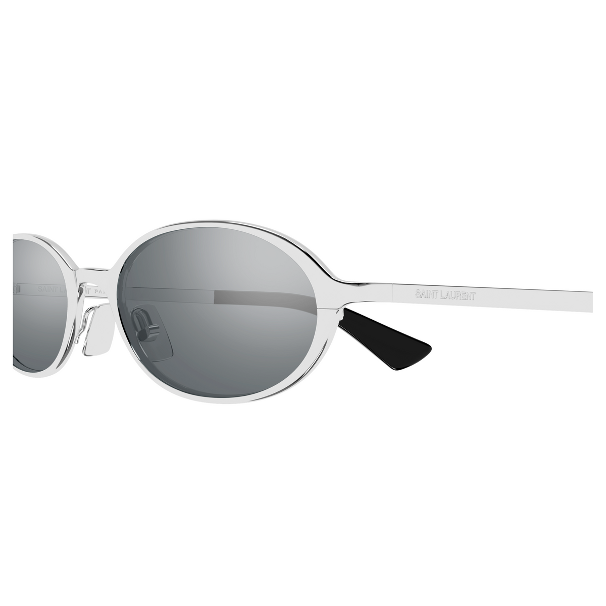 Saint Laurent SL Logo SL 935 Argent 002 vue de profil - Les Lunettes de Pauline