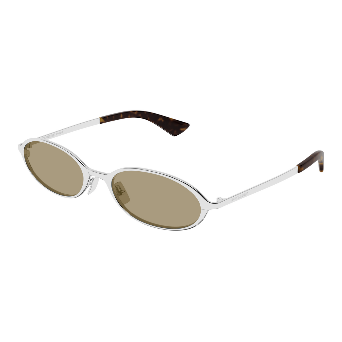 Saint Laurent SL Logo SL 935 Argent 003 vue trois-quarts - Les Lunettes de Pauline
