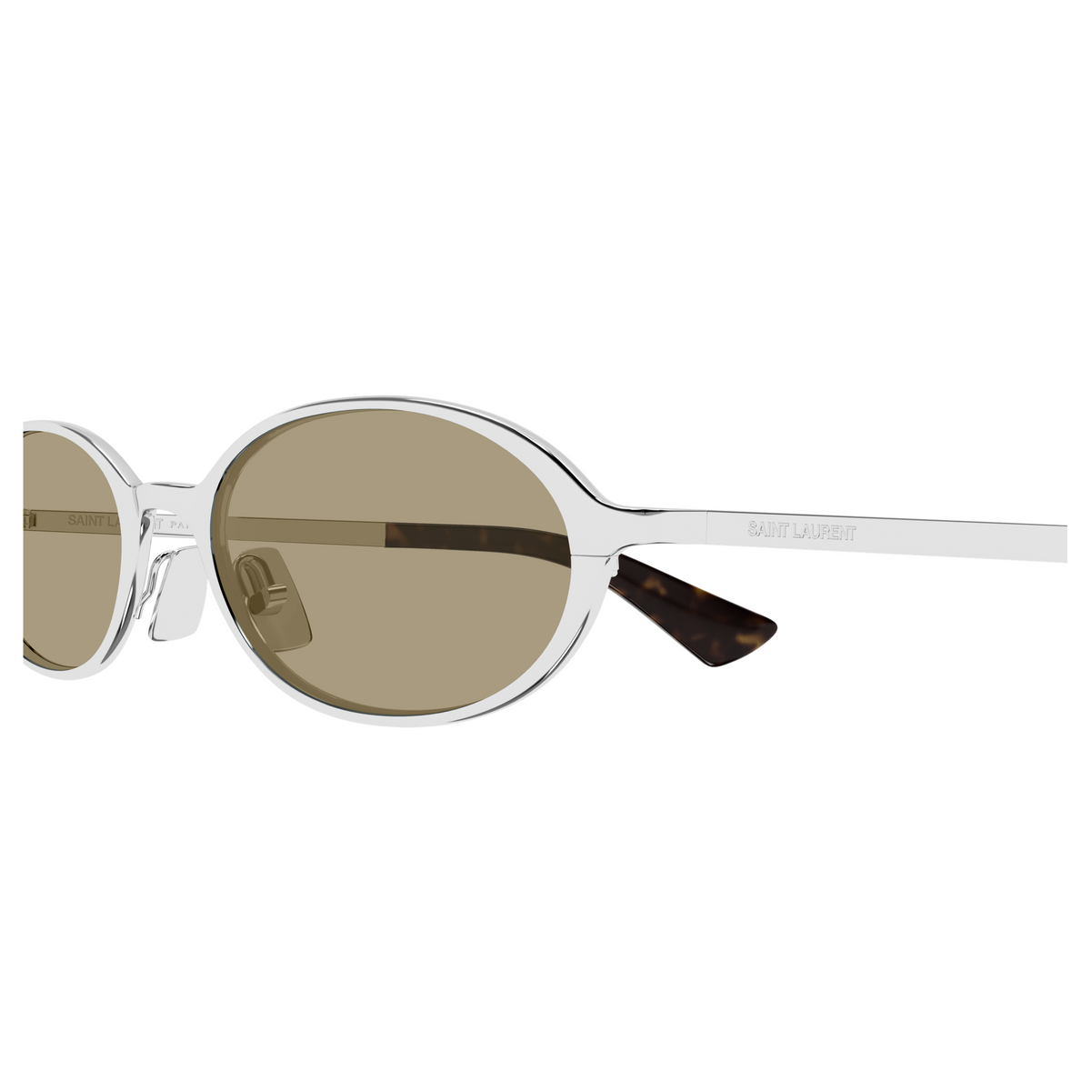 Saint Laurent SL Logo SL 935 Argent 003 vue de profil - Les Lunettes de Pauline