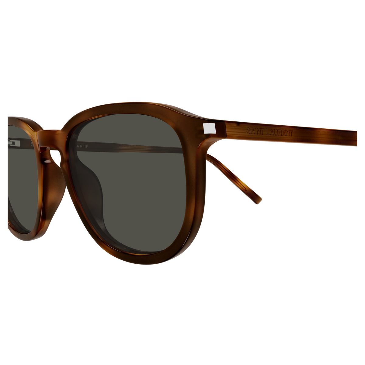 Saint Laurent Corner Angle SL 939 Havane 002 vue de profil - Les Lunettes de Pauline