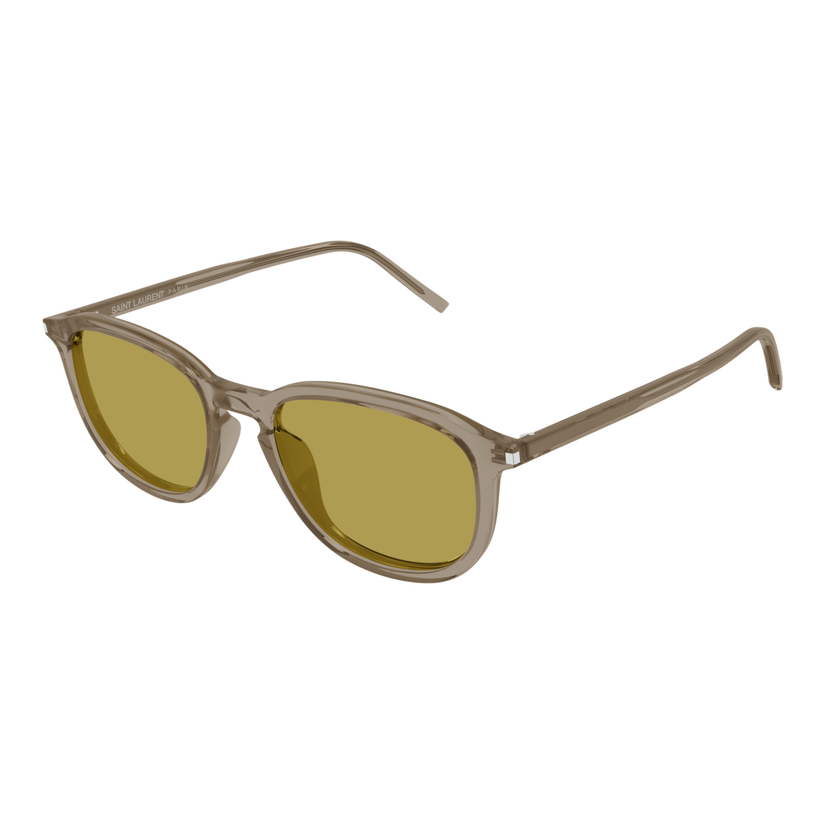 Saint Laurent Corner Angle SL 939 Brun 003 vue trois-quarts - Les Lunettes de Pauline