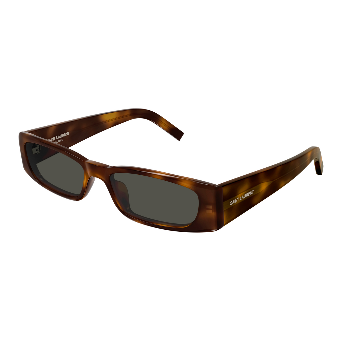 Saint Laurent SL Logo SL 942 Havane 002 vue trois-quarts - Les Lunettes de Pauline