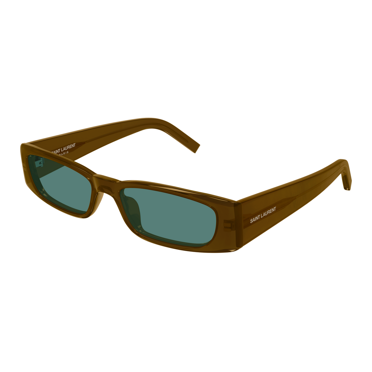 Saint Laurent SL Logo SL 942 Brun 003 vue trois-quarts - Les Lunettes de Pauline
