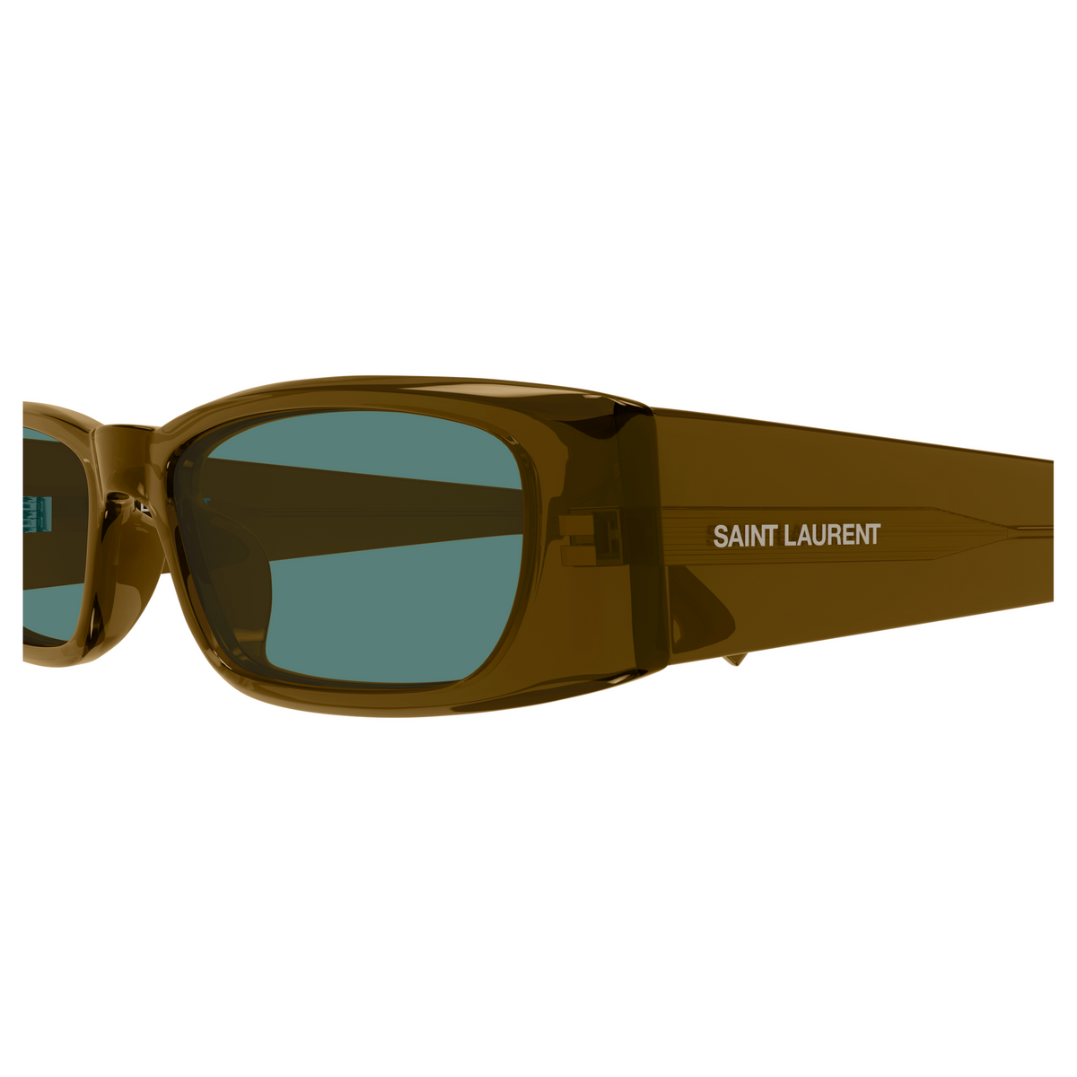 Saint Laurent SL Logo SL 942 Brun 003 vue de profil - Les Lunettes de Pauline