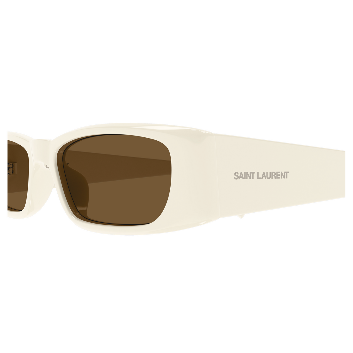 Saint Laurent SL Logo SL 942 Ivoire 004 vue de profil - Les Lunettes de Pauline